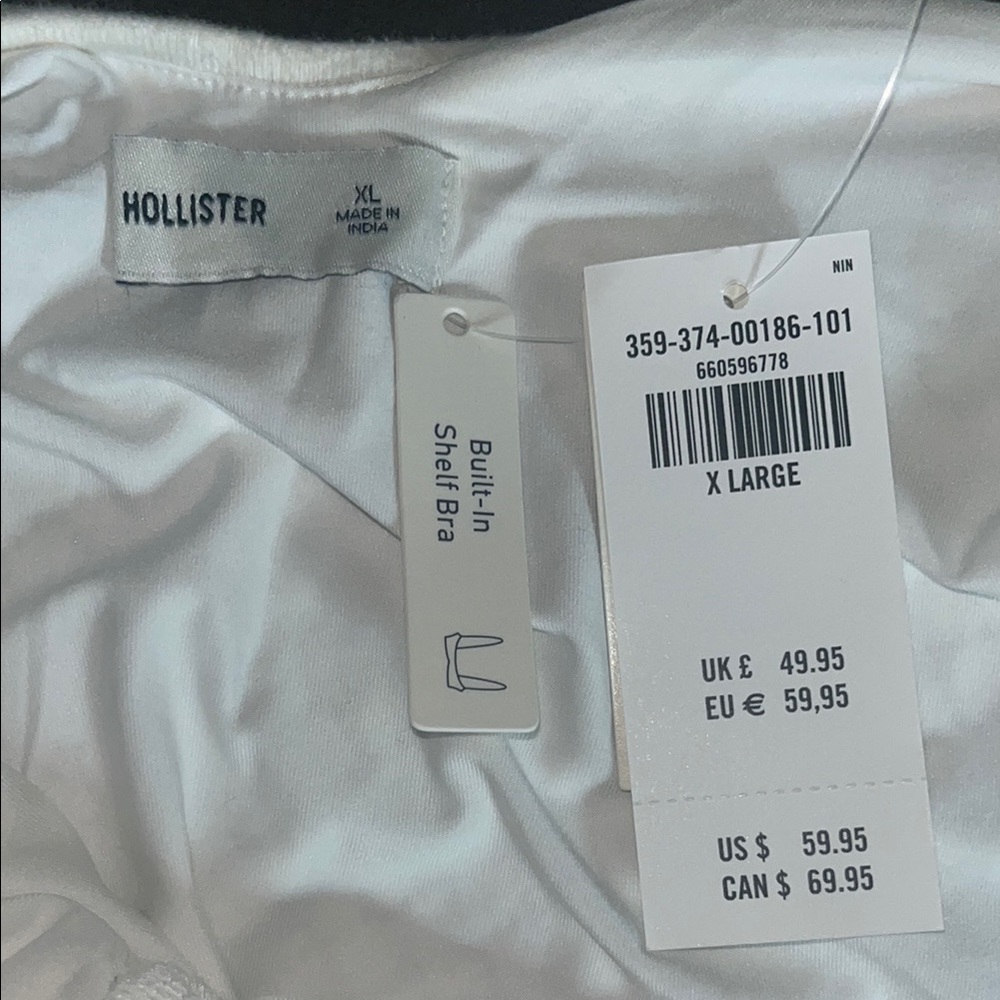 Hollister White Long Sleeve Sheath Dress - Picture 2 of 3